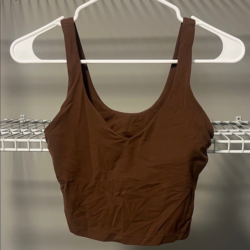 lululemon athletica Brown Tank Top